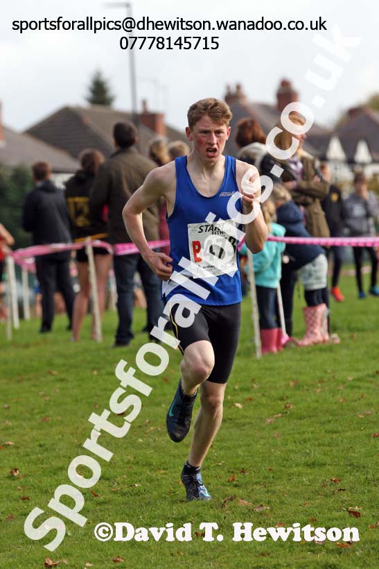 Mens under-17s Northern Cross Country Relays, Graves Park, Sheffield. Photo: David T. Hewitson/Sports for All Pics